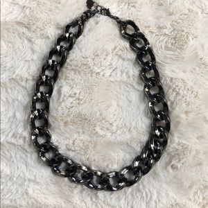 esbe Designs chunky gunmetal necklace
